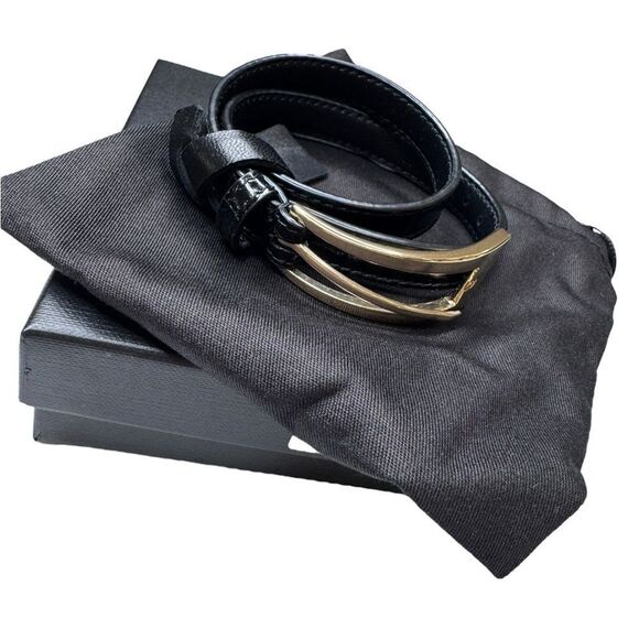 NWT YSL Buckle Belt Double Wrap Bracelet (Med) - Picture 4 of 4